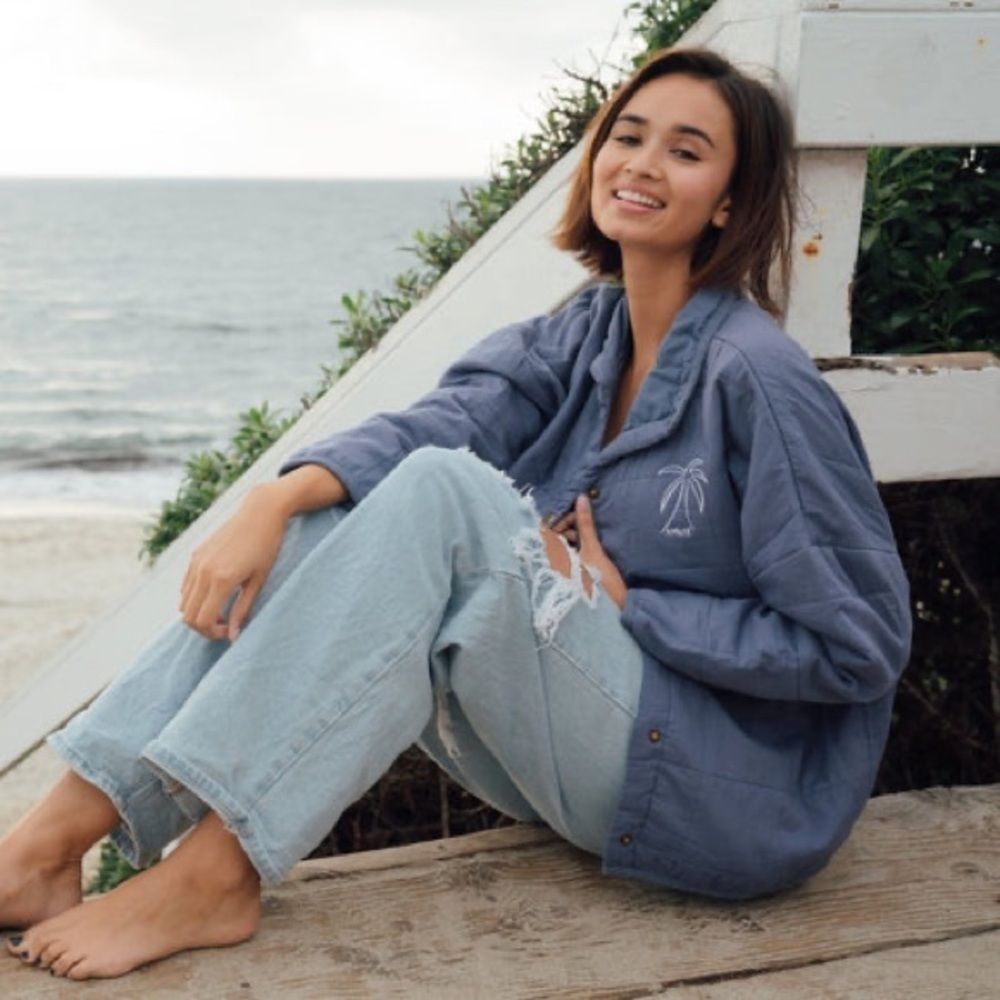 AMUSE SOCIETY Quilted SeaBreeze Jacket (L/XL) Beachly